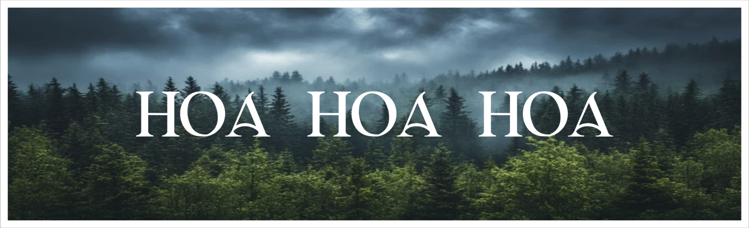 HOA HOA HOA Vinyl Sticker