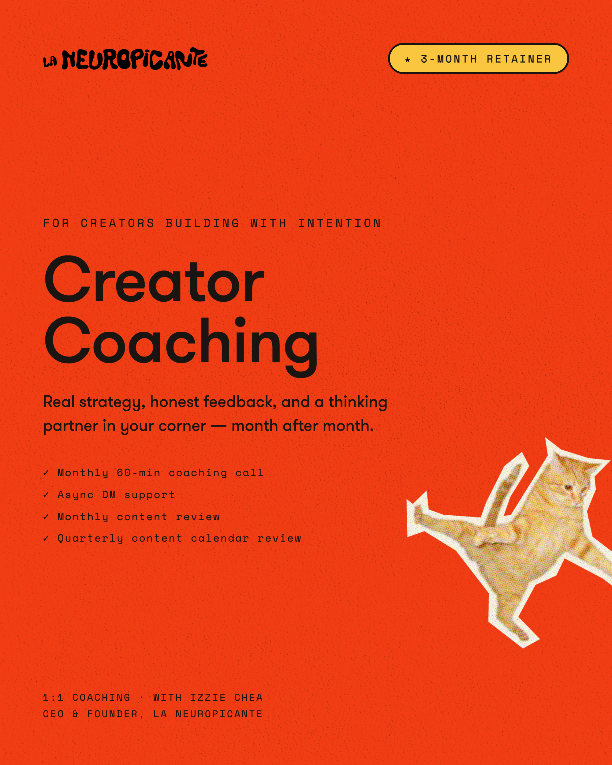 Creator Coaching 3-Month Retainer