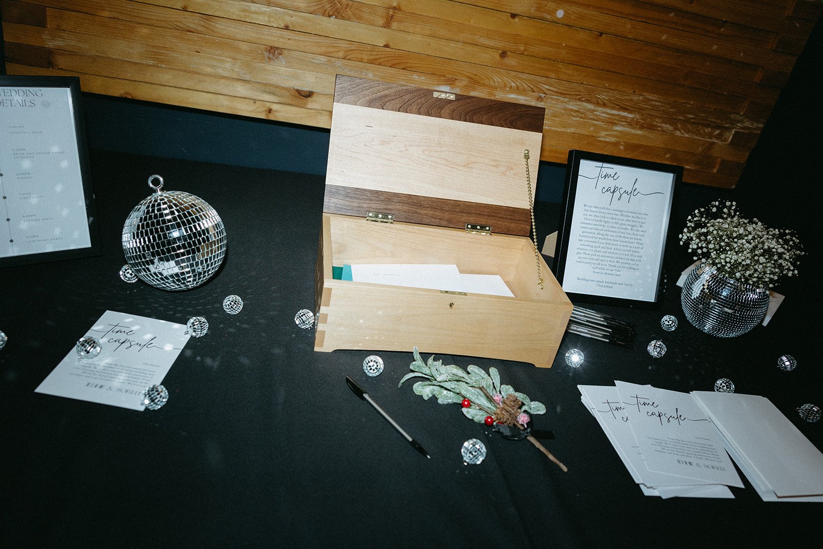 Time capsule guest book