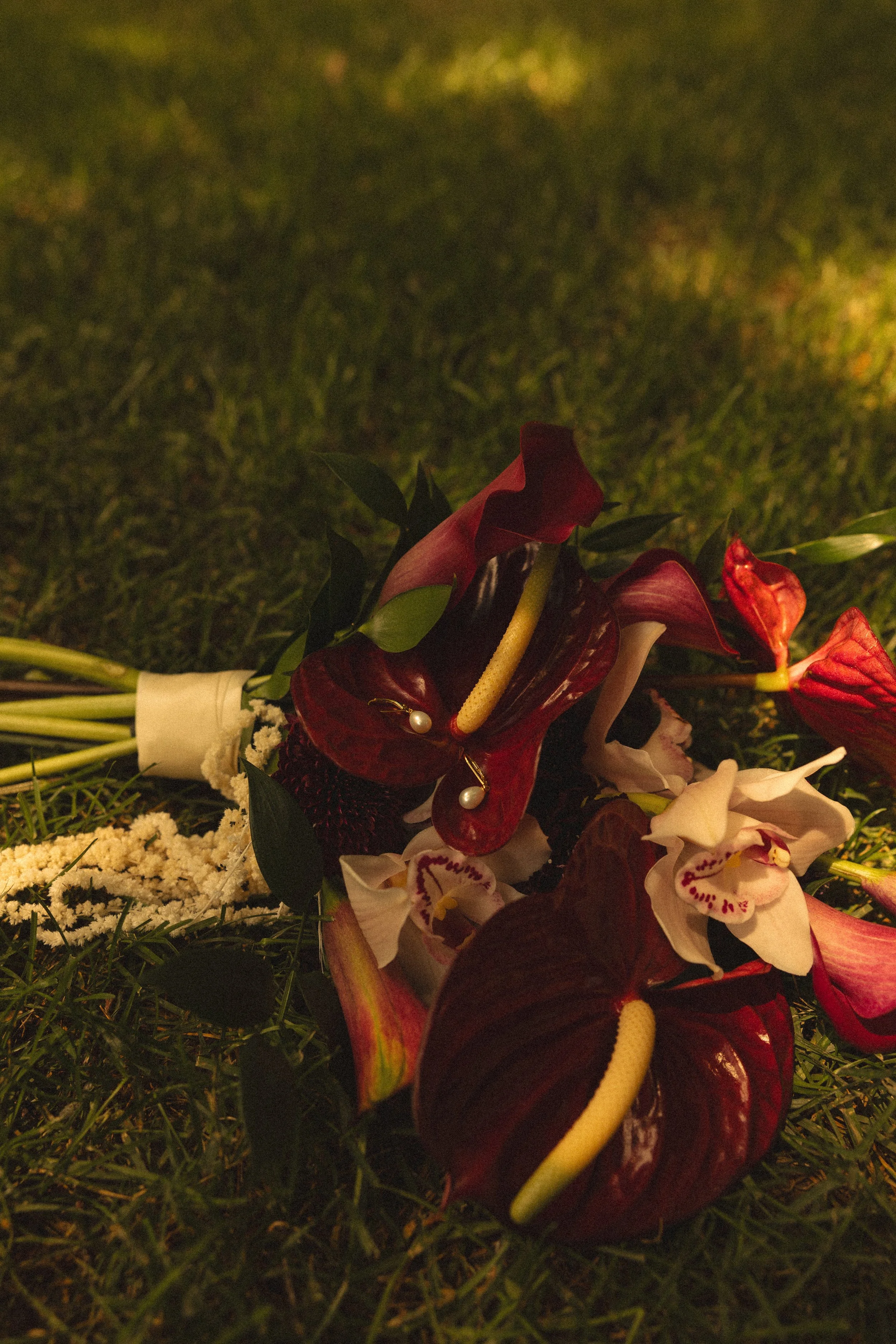 bridal bouquet at the norland historic estate