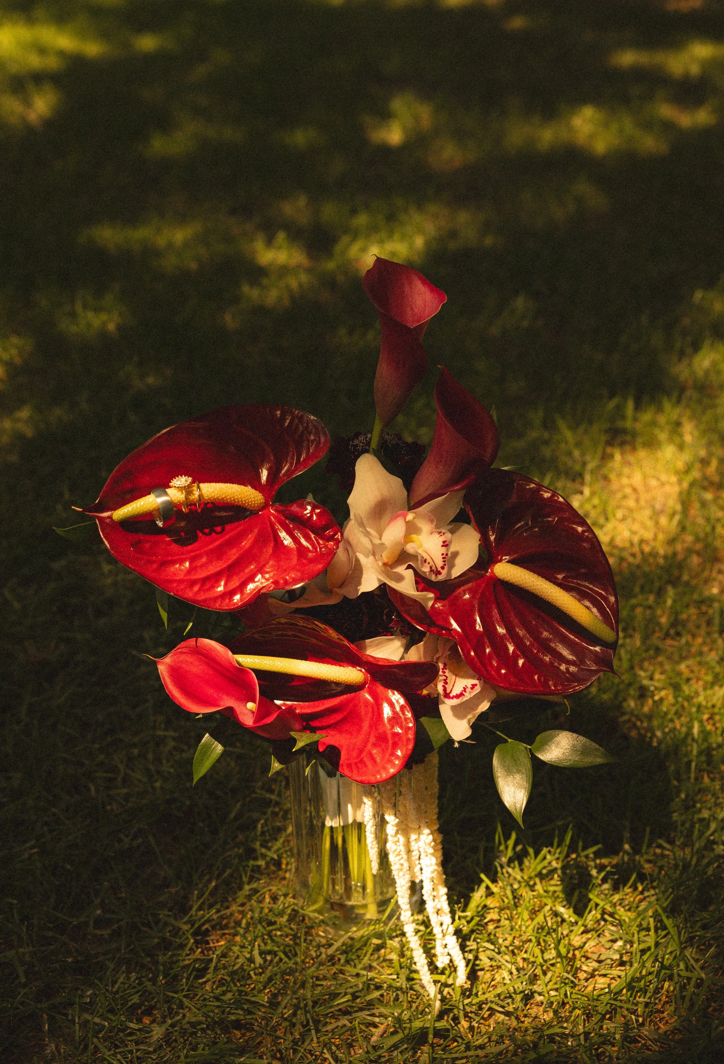bridal bouquet at the norland historic estate