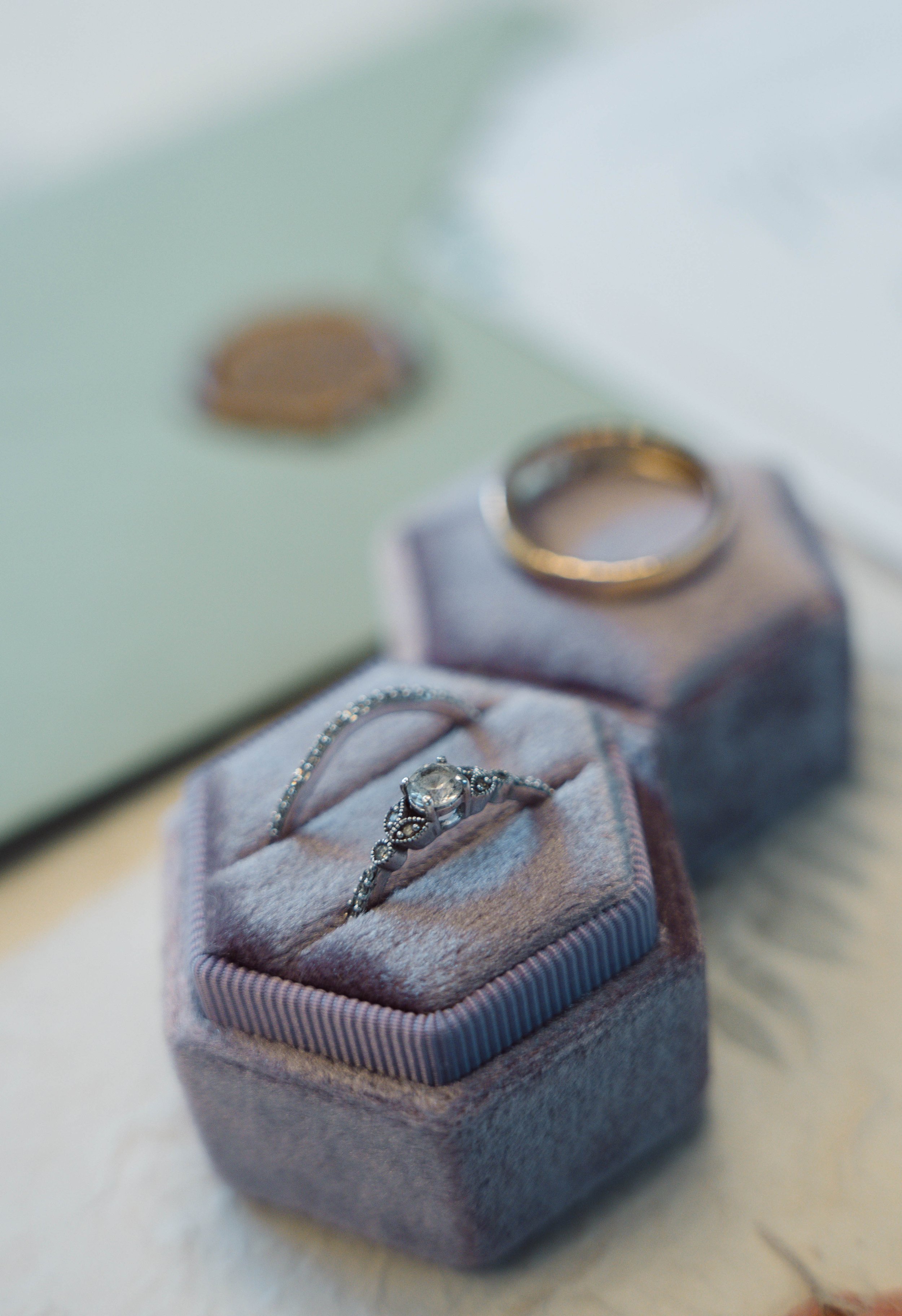 purple ring box