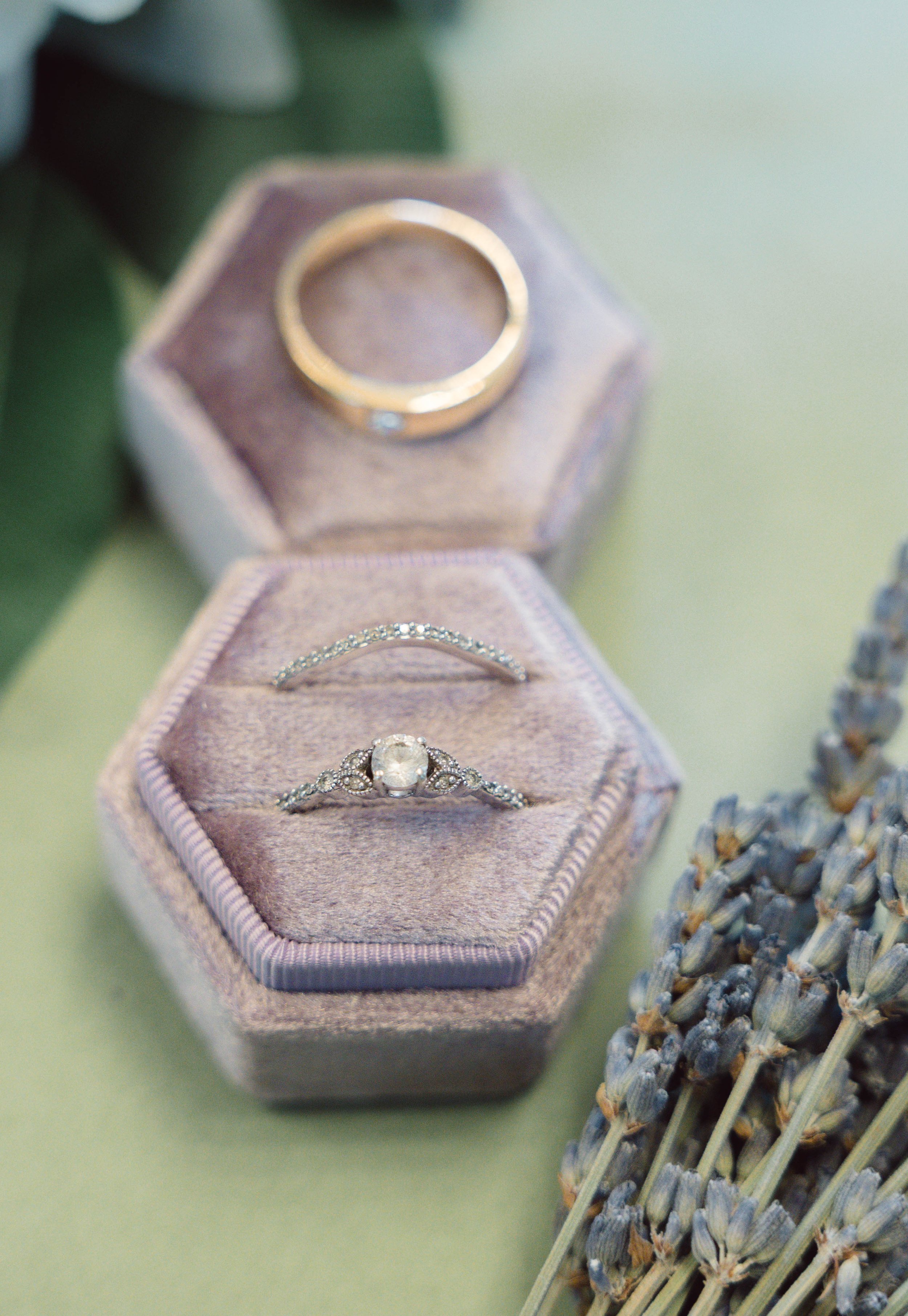 purple ring box