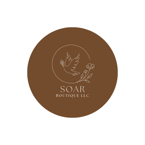 Soar Boutique logo to represent that I'm a natural wellness copywriter