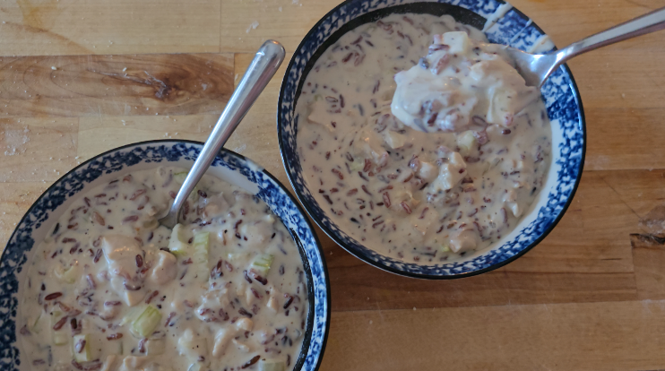 Cream of Chicken Wild Rice Soup