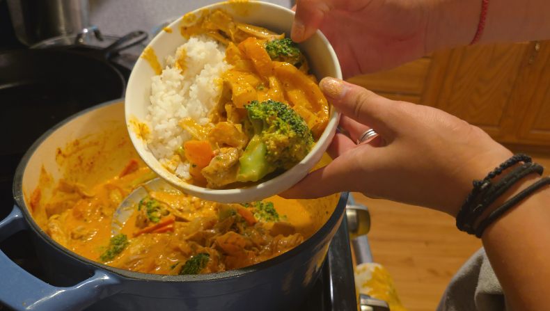 Thai Red Curry with Chicken and Veggies