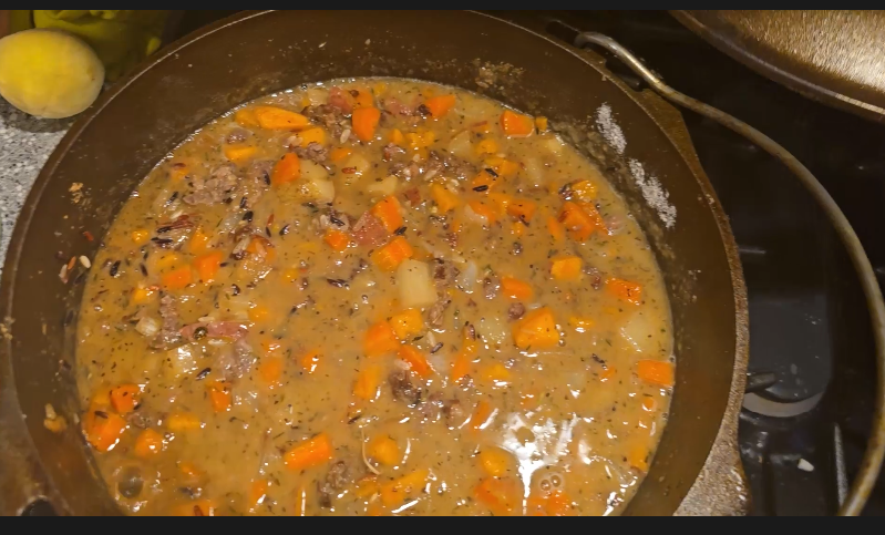 Creamy Sausage & Root Vegetable Soup