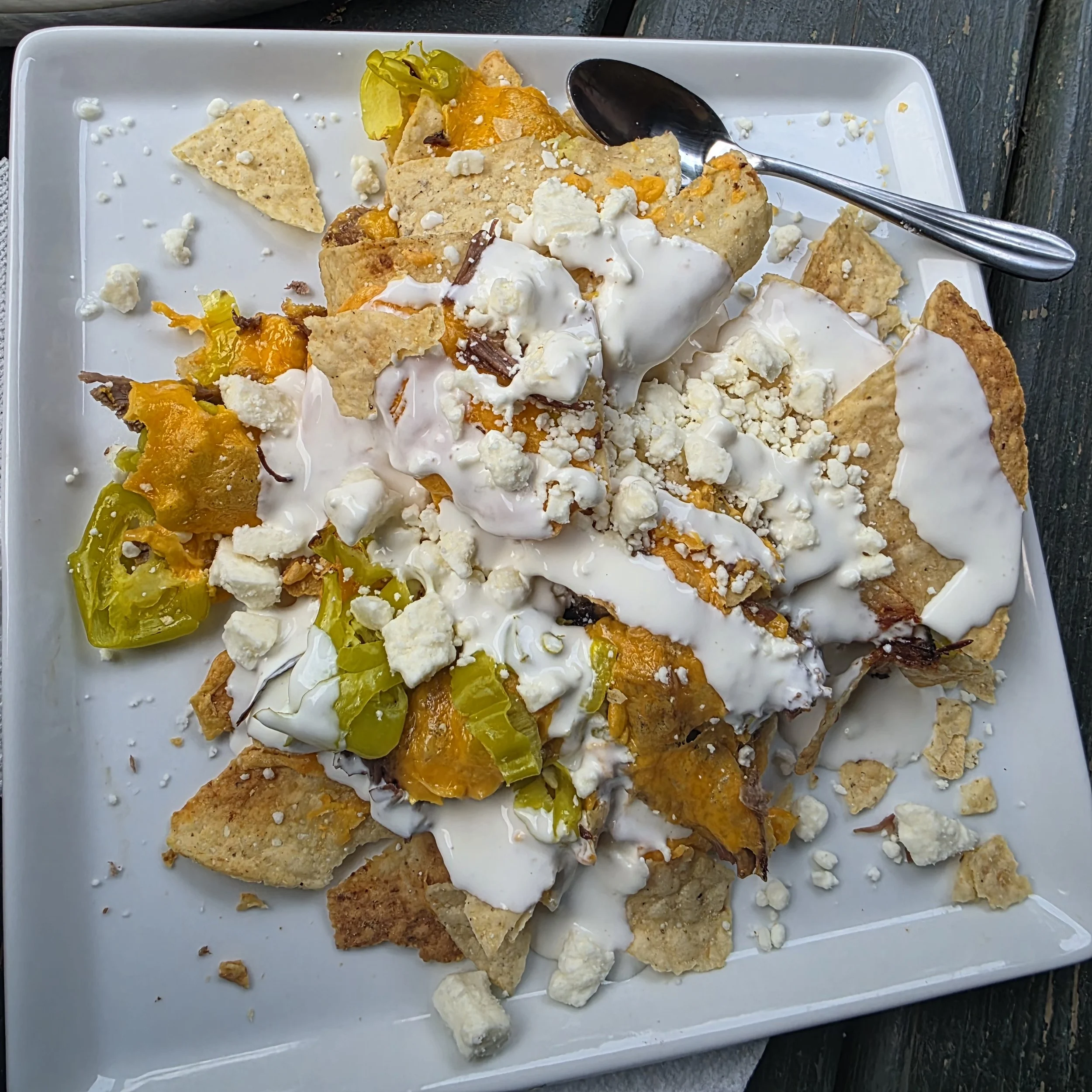 Leftover Lamb Roast Nachos