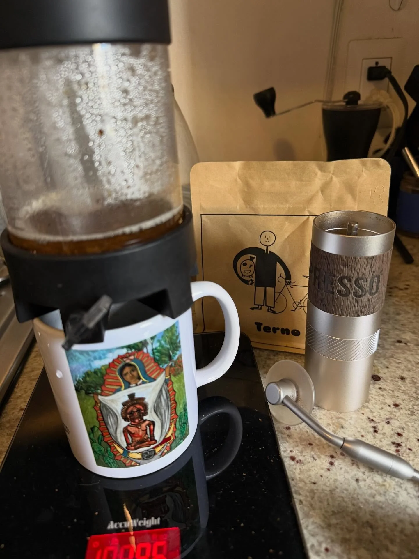 @terno.cafe El Mirador por pulsar para #jeanfoss #nextlevelbrewer