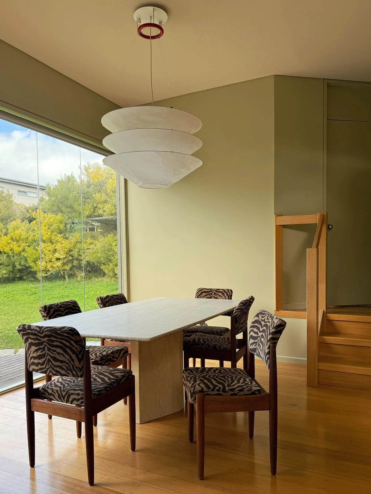 WIP on iPhone but felt worthy of the grid. #glasshouse dining nook taking shape (art next!)