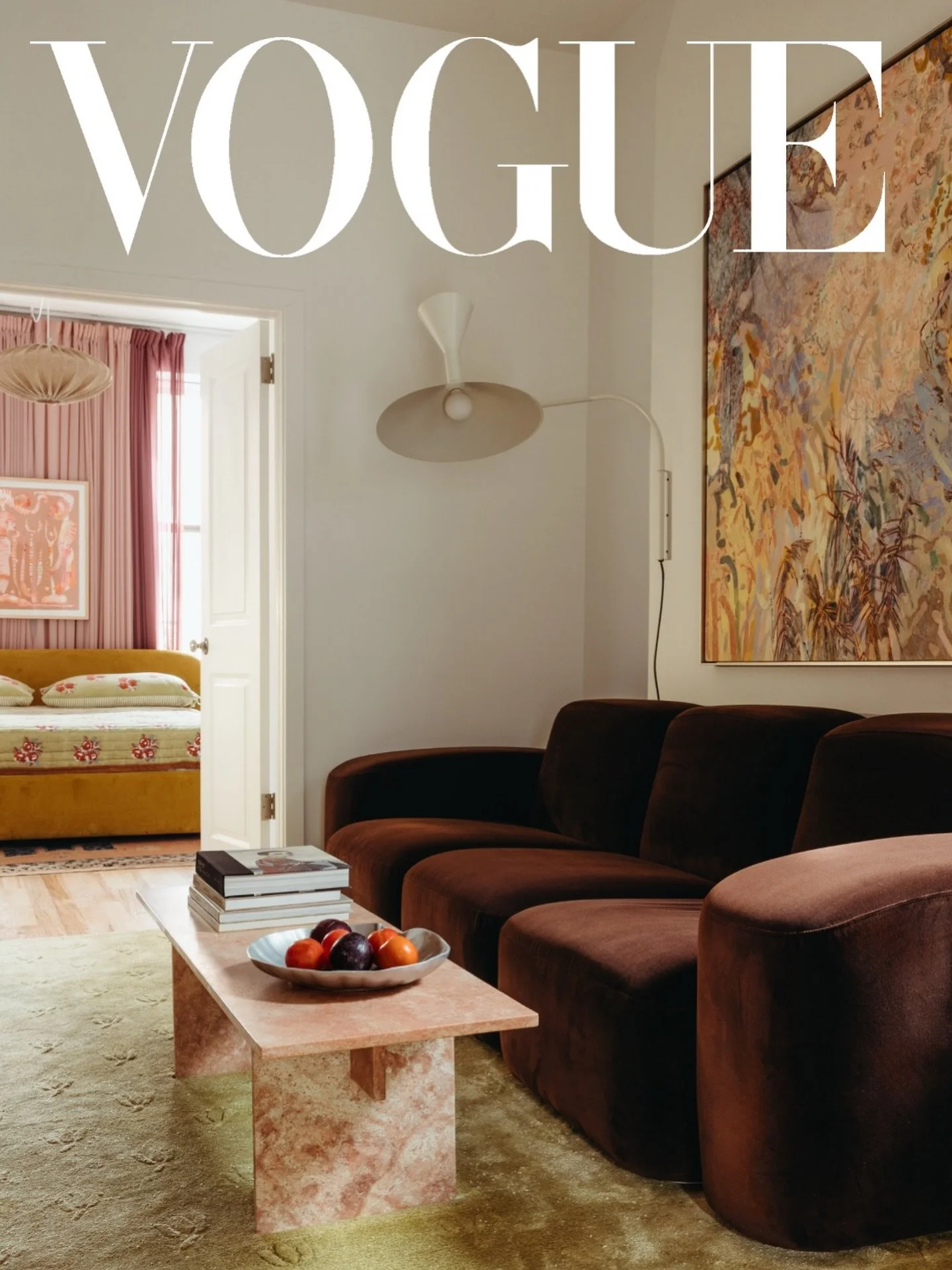 Well, hello 2026. Chatted with @voguemagazine (okay, that is wild to type) about choosing a perfect rug. Our BK living room and its gorg chartreuse are in the lineup. 

I love how the silk-bamboo blend creates a subtle sheen and meditative quality. T