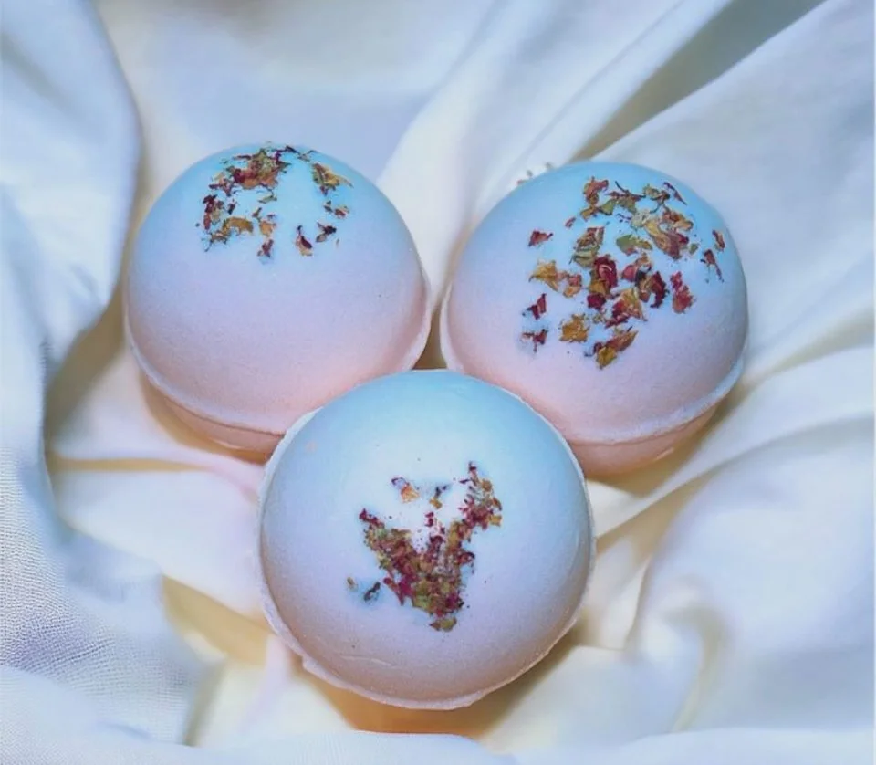 Pink Kaolin Clay Bath Bomb
