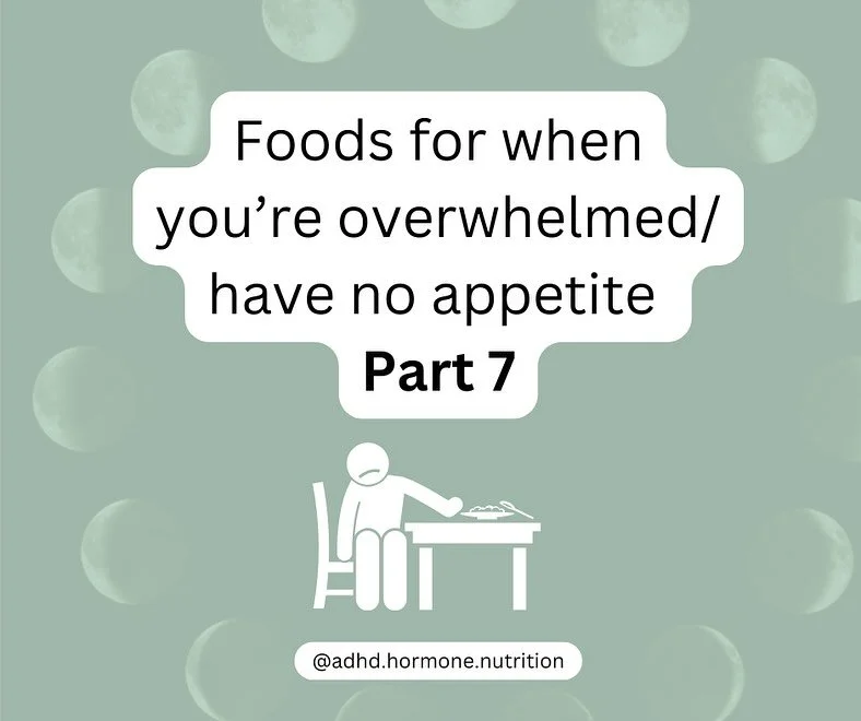 Bringing this series BACK. 

Meal and snack ideas for when you have zero appetite but know you have to eat&hellip; goal of providing the most nutrient-dense meals/snacks that take as little effort as possible to prepare for all my neurodivergent frie