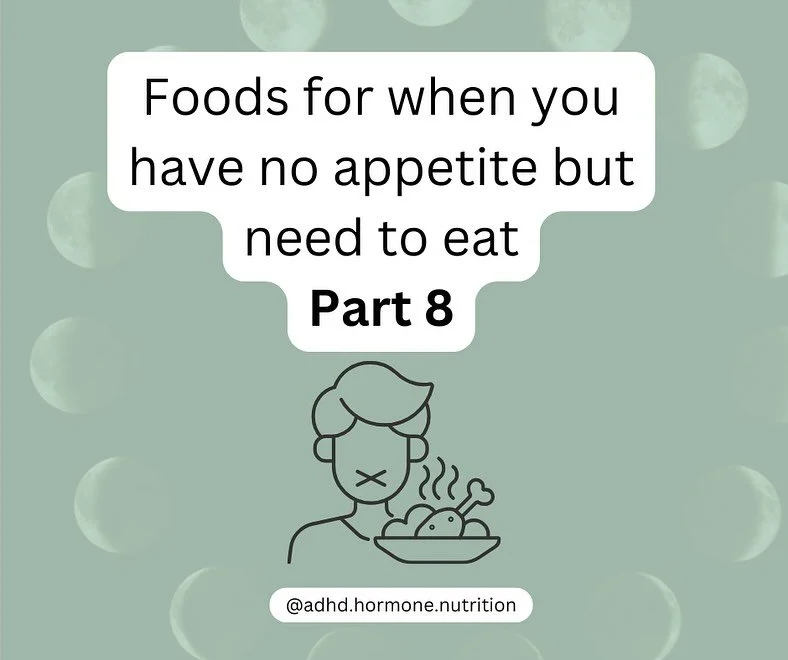 Part 8! 

If you&rsquo;ve got no appetite for whatever reason - here are a few very quick, easy to prepare snack or meal ideas that will provide you with some nourishment and are pretty easy to consume. 

Download my free guide to learn more about nu
