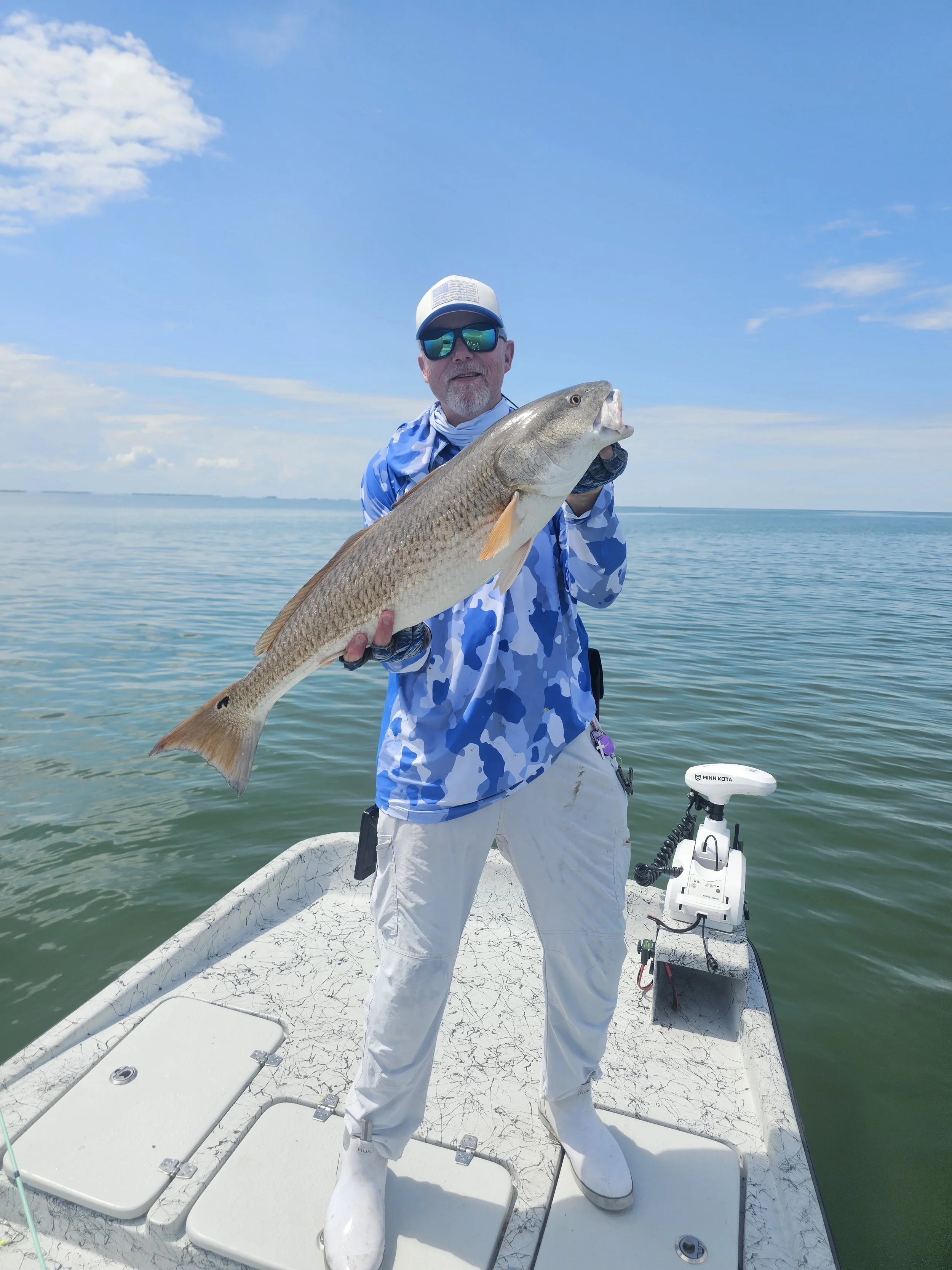 BIG REDFISH AND SEATROUT KIND OF DAY!!!