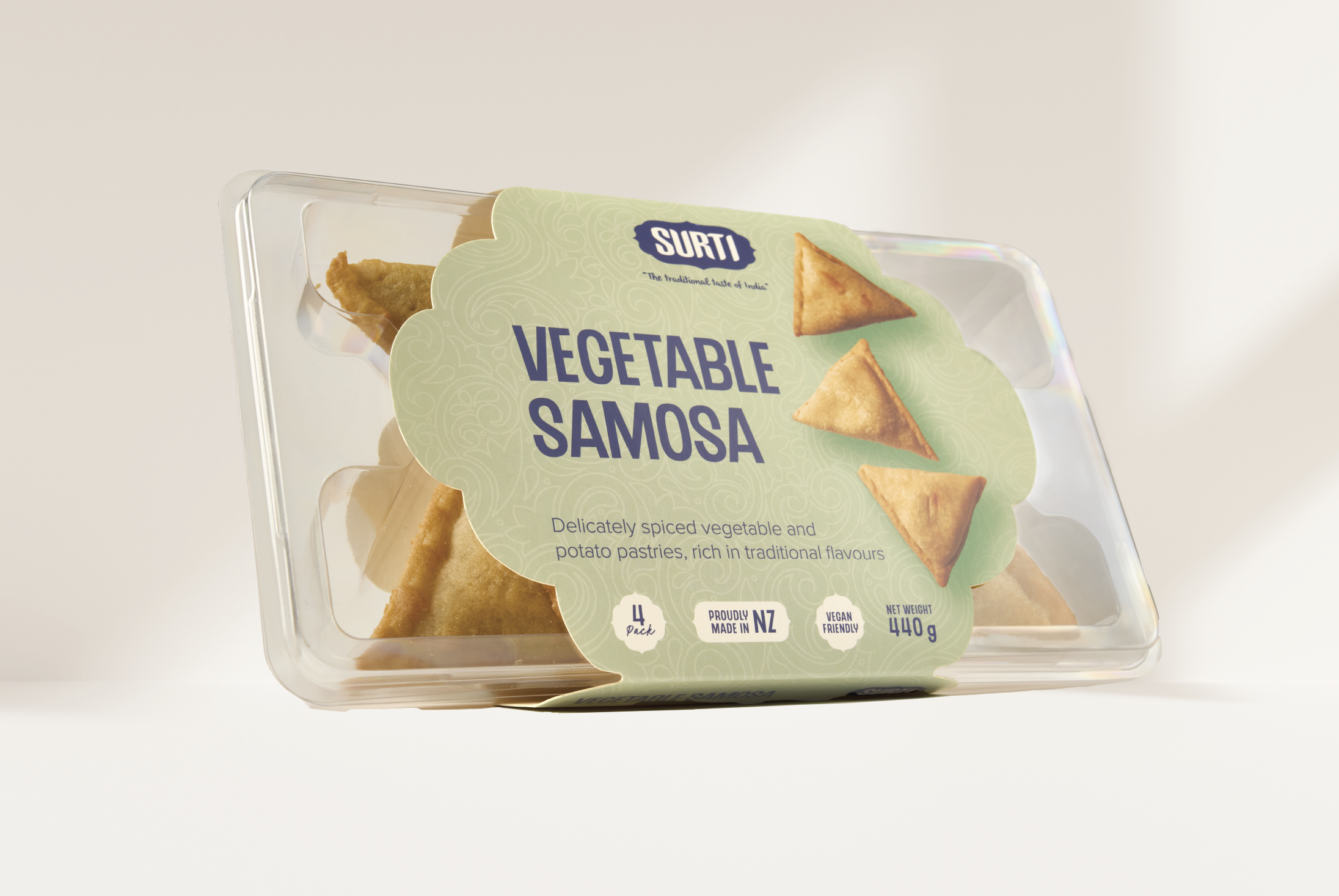 Vegetable Samosas - 4 Pack