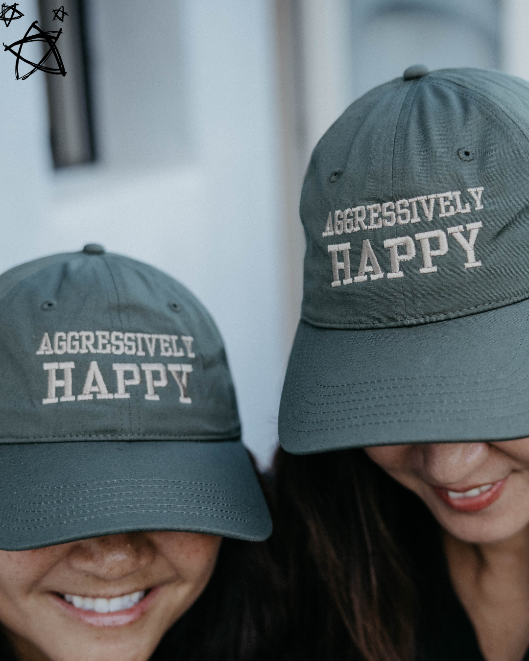 Aggressively Happy Hat