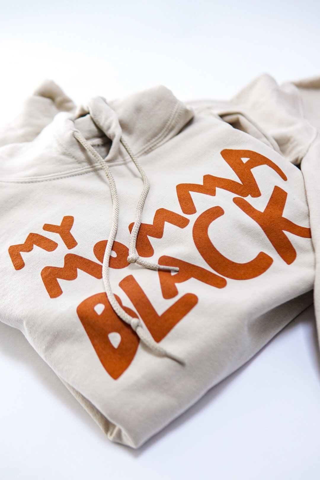 'My Momma Black' Mocha - Hoodie