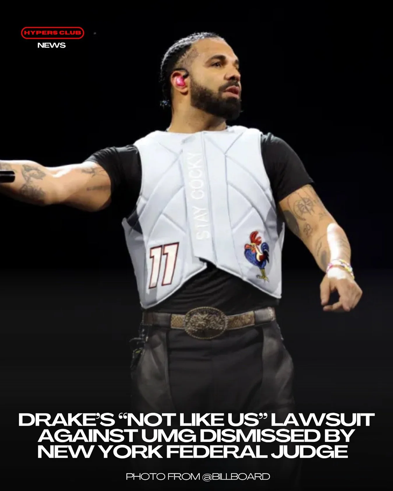After 10 months, The Defamation Lawsuit filed by Drake against UMG over &ldquo;Not Like Us&rdquo; has been dismissed by NYC federal judge.

According to #billboard , Judge Jeannette Vargas granted UMG&rsquo;s motion to dismiss the case, ruling that K
