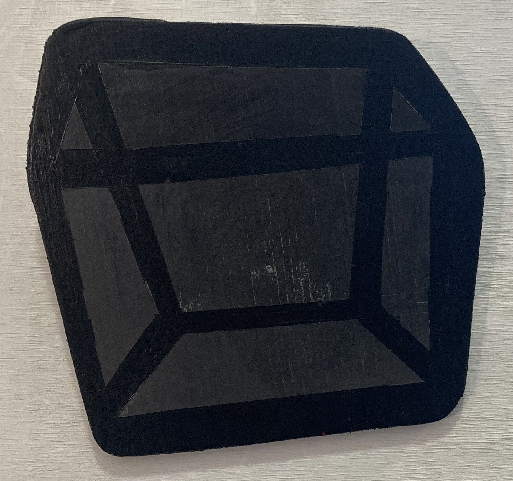 Cube Acrylic on Plywood $120