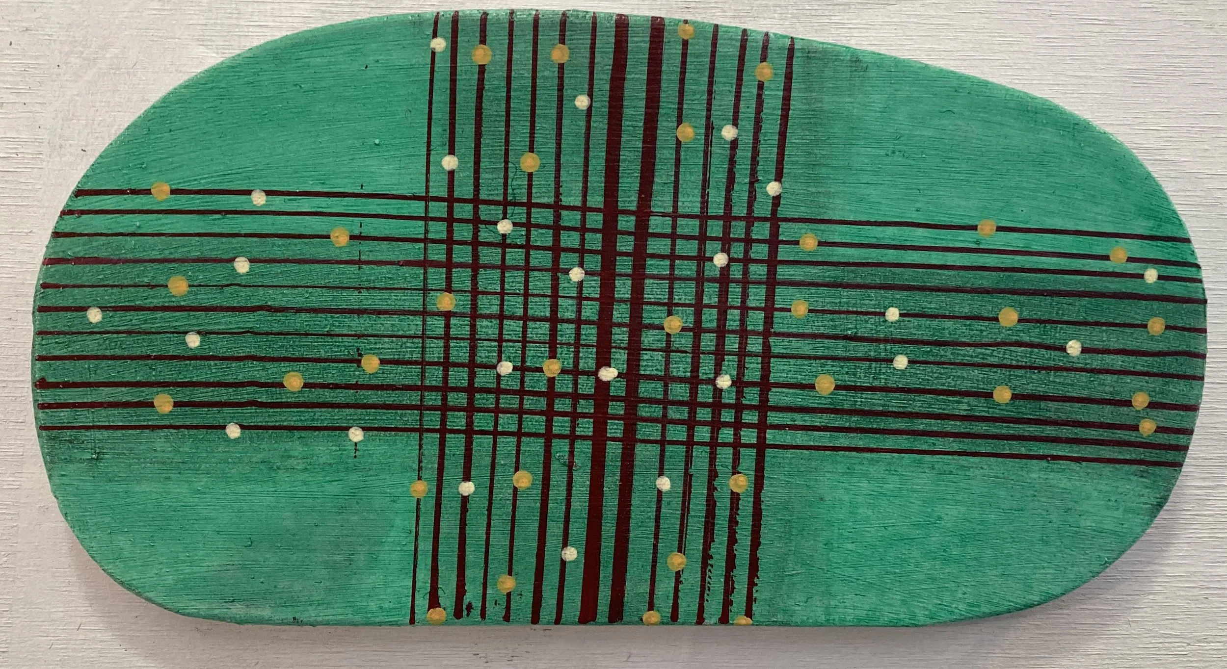 Crossing Acrylic on Plywood $120