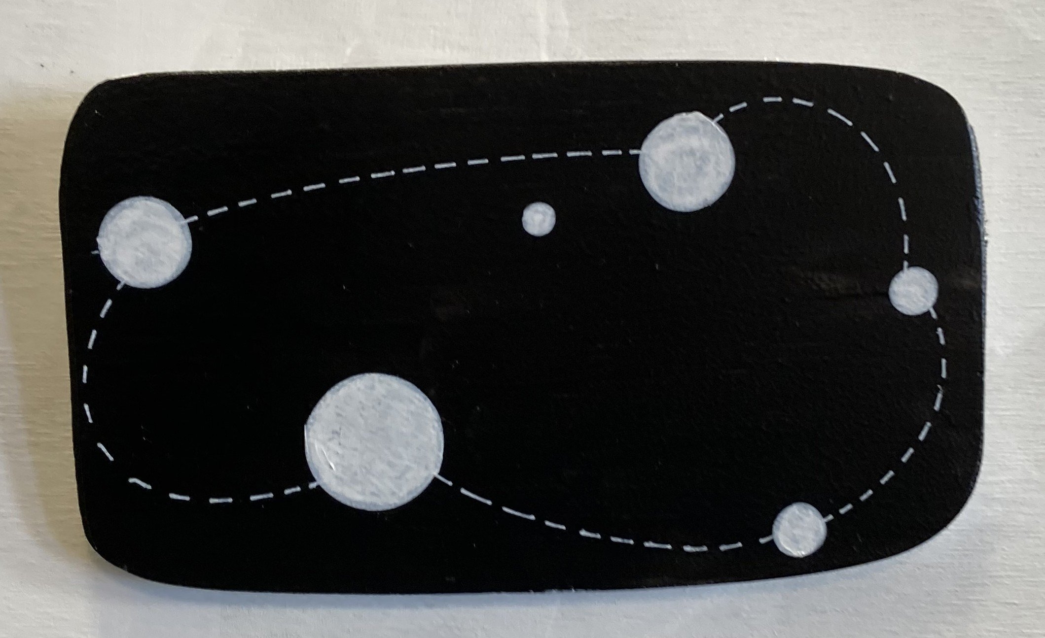 Deep Space Wild Orbit Acrylic on Plywood $120