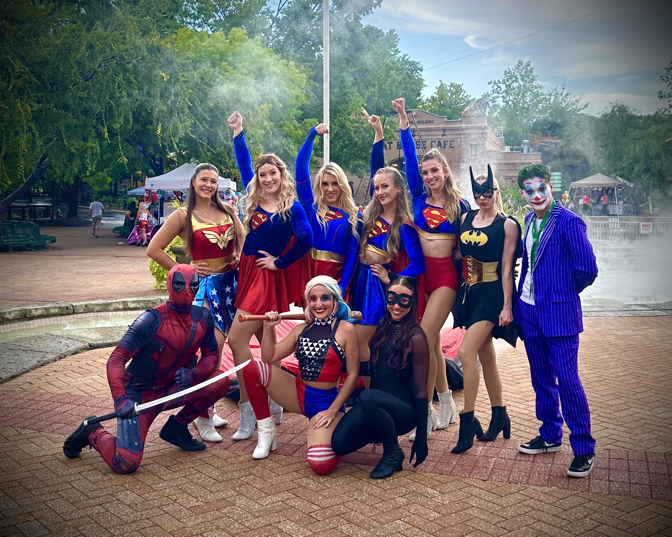 Super Hero Cast Photo at Memphis Zoo