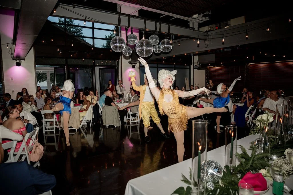 Wedding dinner performance Be Our Guest
