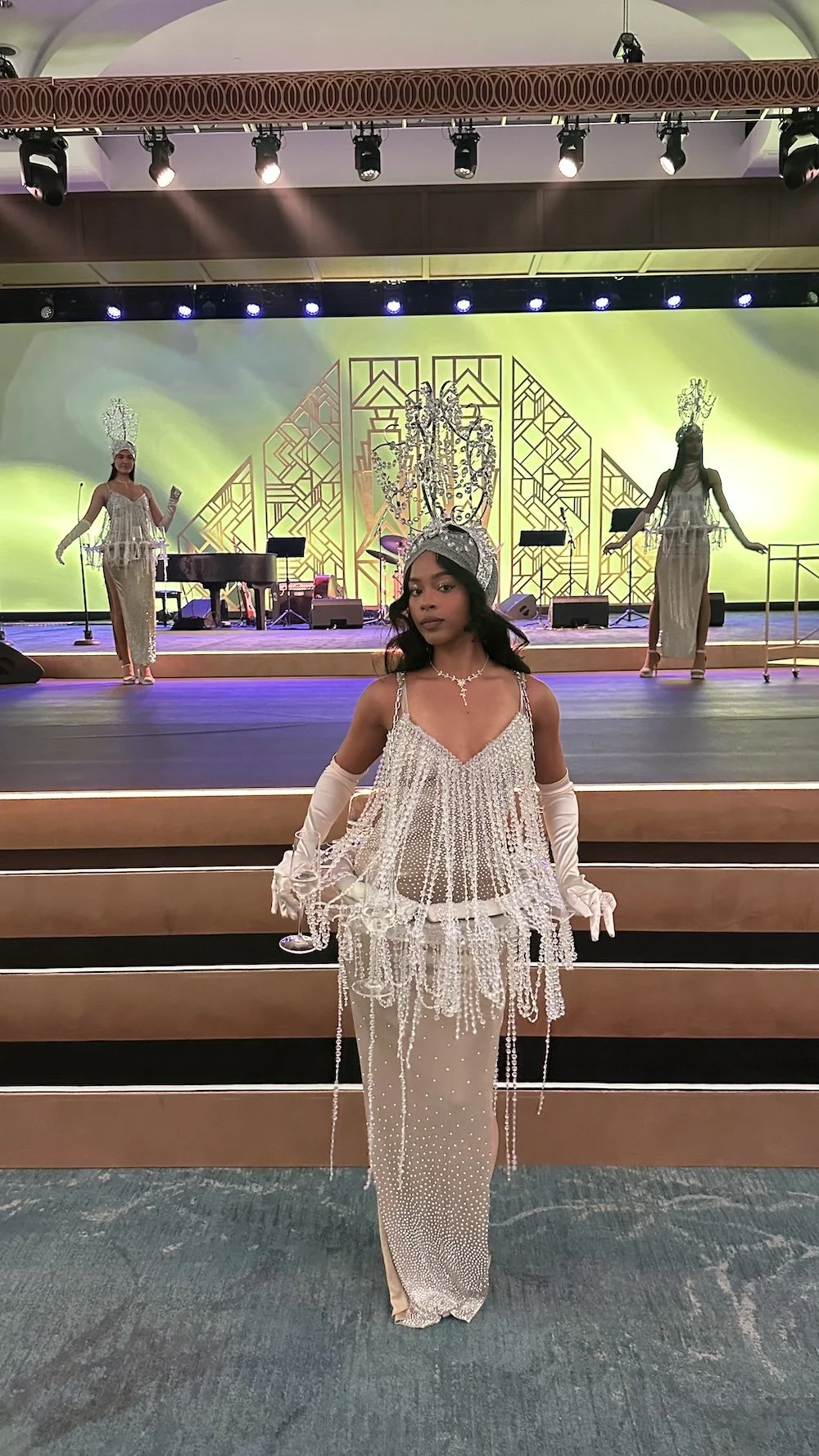 Champagne Chandelier Performer