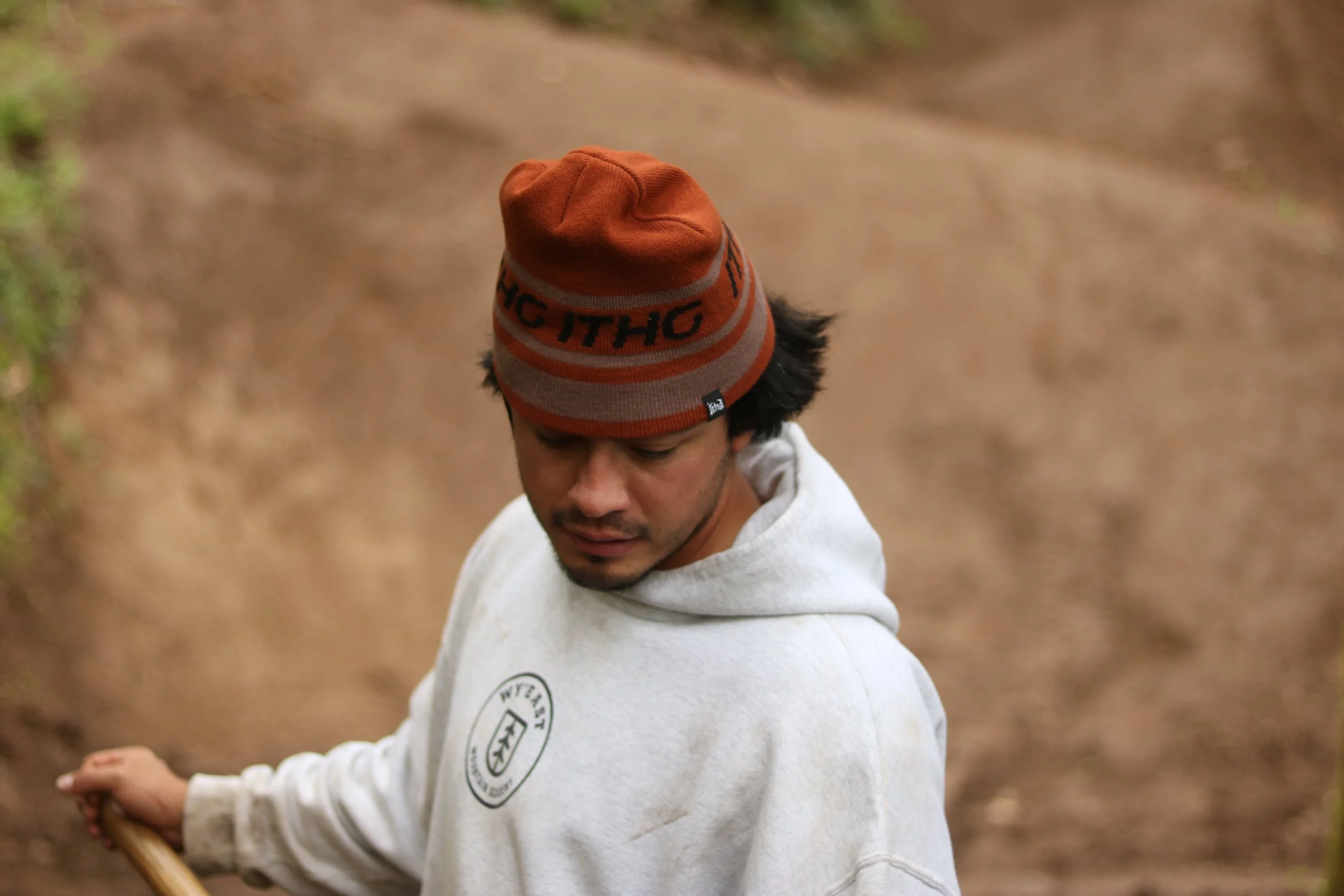 Orange Stripe Beanie