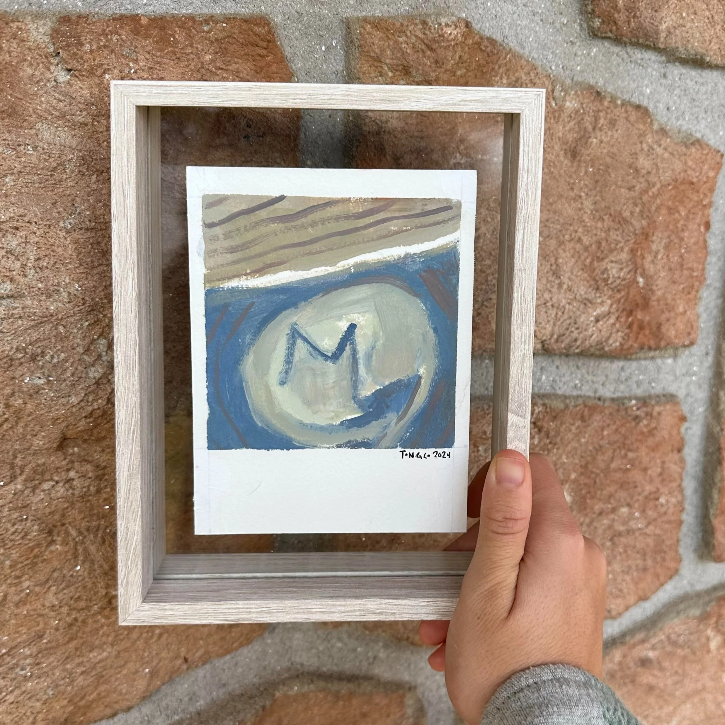 Modern Sleepy Gray Cat