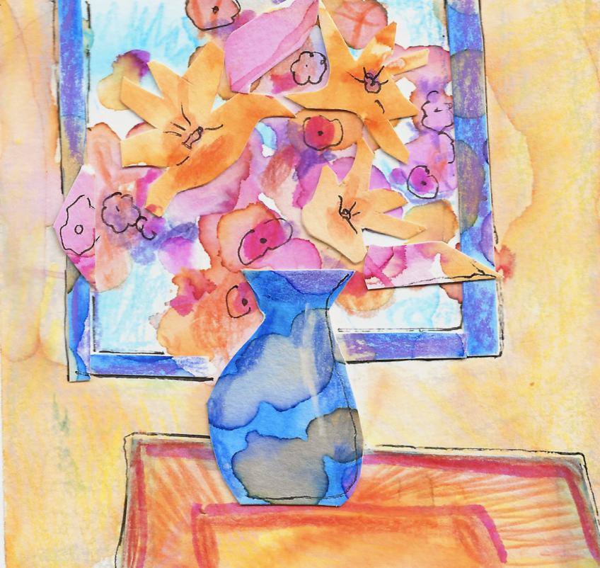 Whimsical Orange Star Flowers