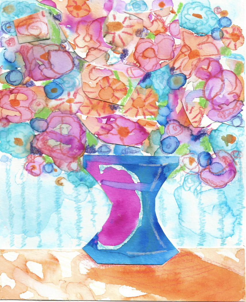 Whimsical Abstract Flower Arrangement