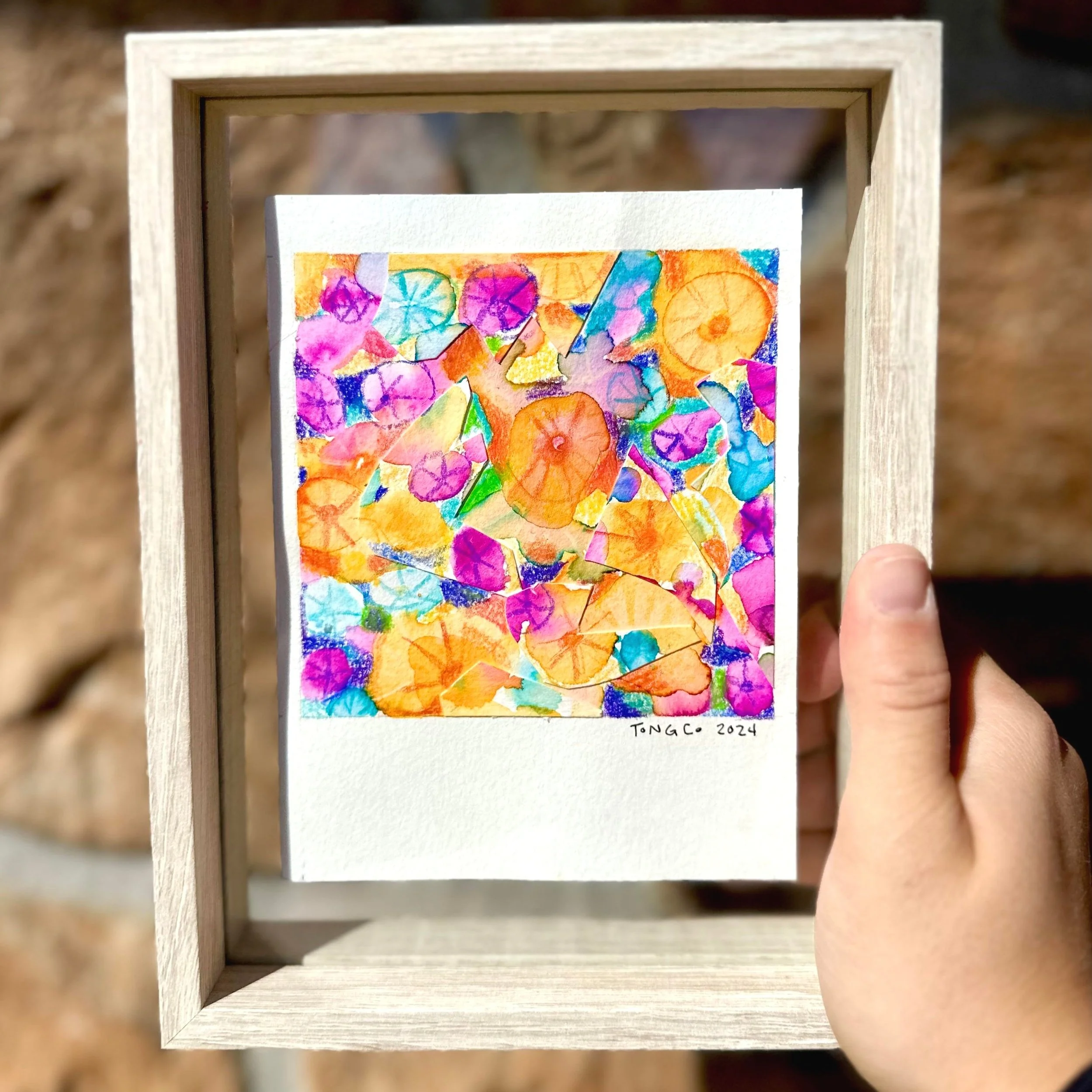Whimsical Tithonia Orange Sunflowers