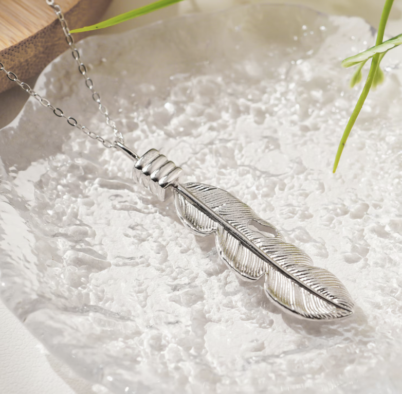 Feather Urn Pendant