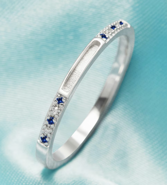 Evelyn Birthstone Band