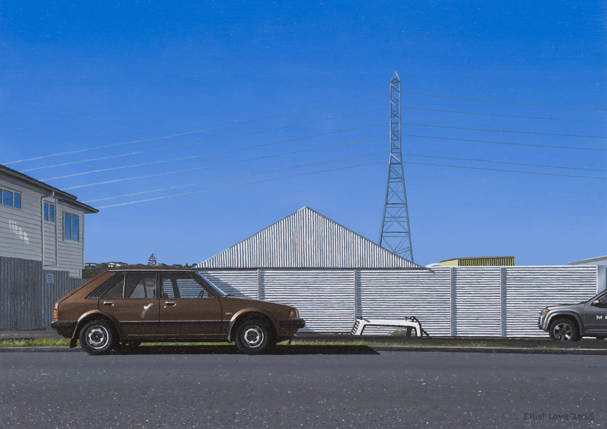   Scottish Fold // New Windsor     Oil on panel   148mm x 210mm