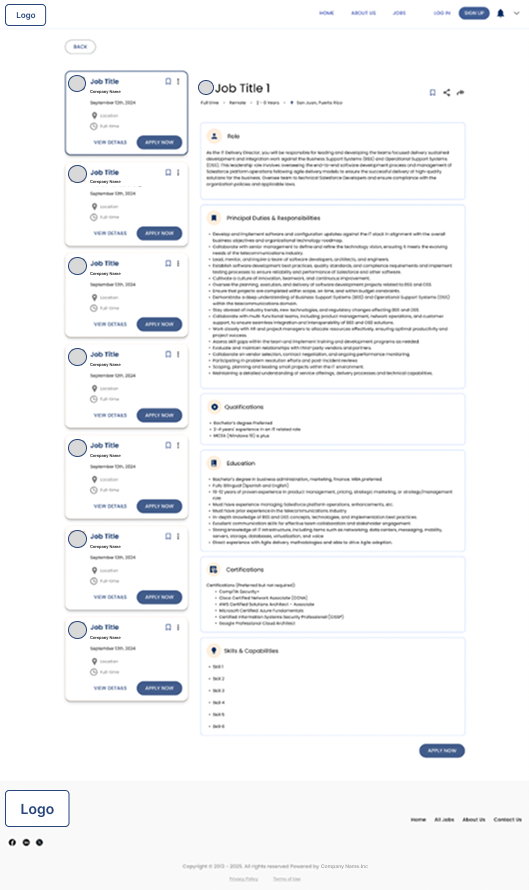 Job Search Platform - Candidates (Desktop)