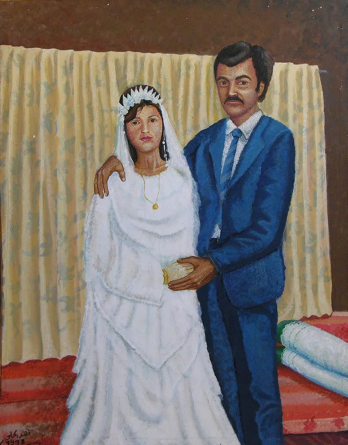 Wedding, Acrylic on canvas, 50 x 70 cm, 1998