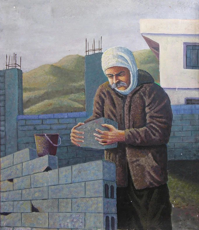 Father, Acrylic on canvas, 60 x 80 cm, 1998