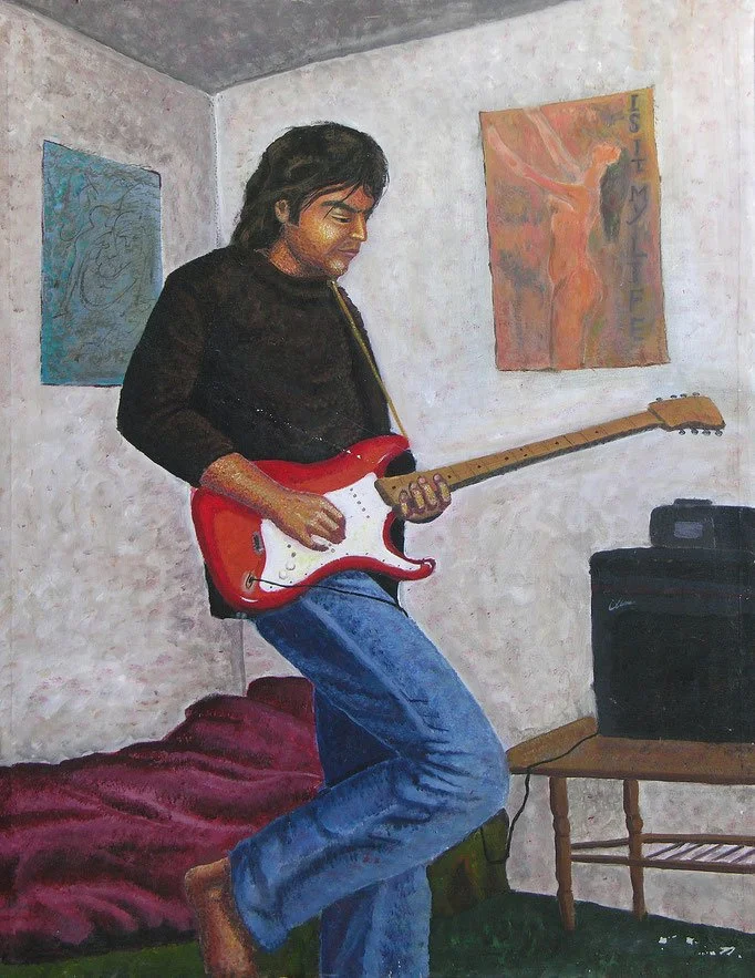 Boy, Acrylic on canvas, 130 x 180 cm, 1998