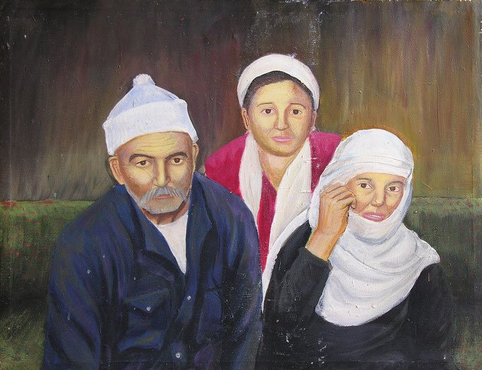 Family, Acrylic on canvas, 70 x 60 cm, 1999