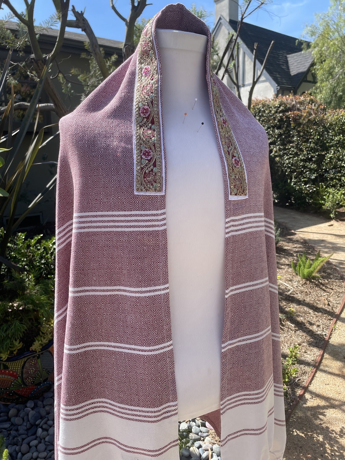 The Burgundy Royal Tallit