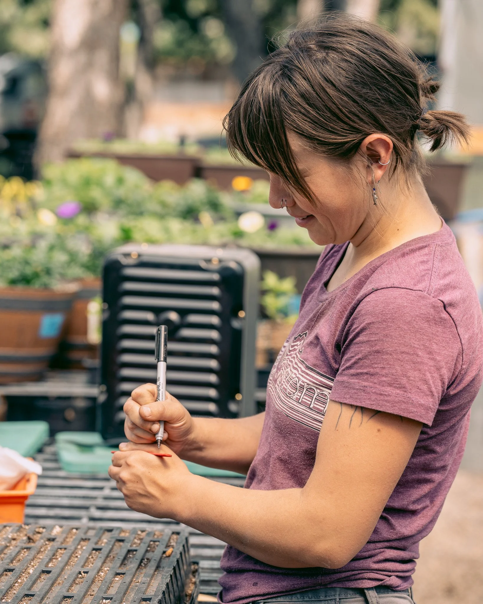 Oh my GOSH, our gardeners are hard at work!! Rain or shine, hot or cold, they are getting things around here ready for summer! Between the blooms popping up and all of the garden art beginning to find summer homes, things are looking pretty amazing!
