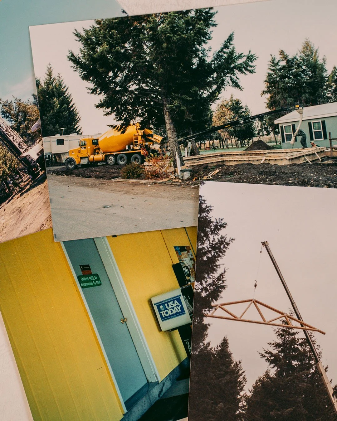Several pictures taken in the early 2000s show construction from different areas of the park, including the new office building and changes made to the existing buildings.