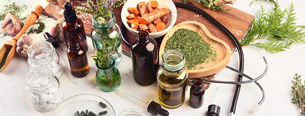 Turmeric and herbal medicine used in naturopathic care at Panda Revival Lab in Surrey