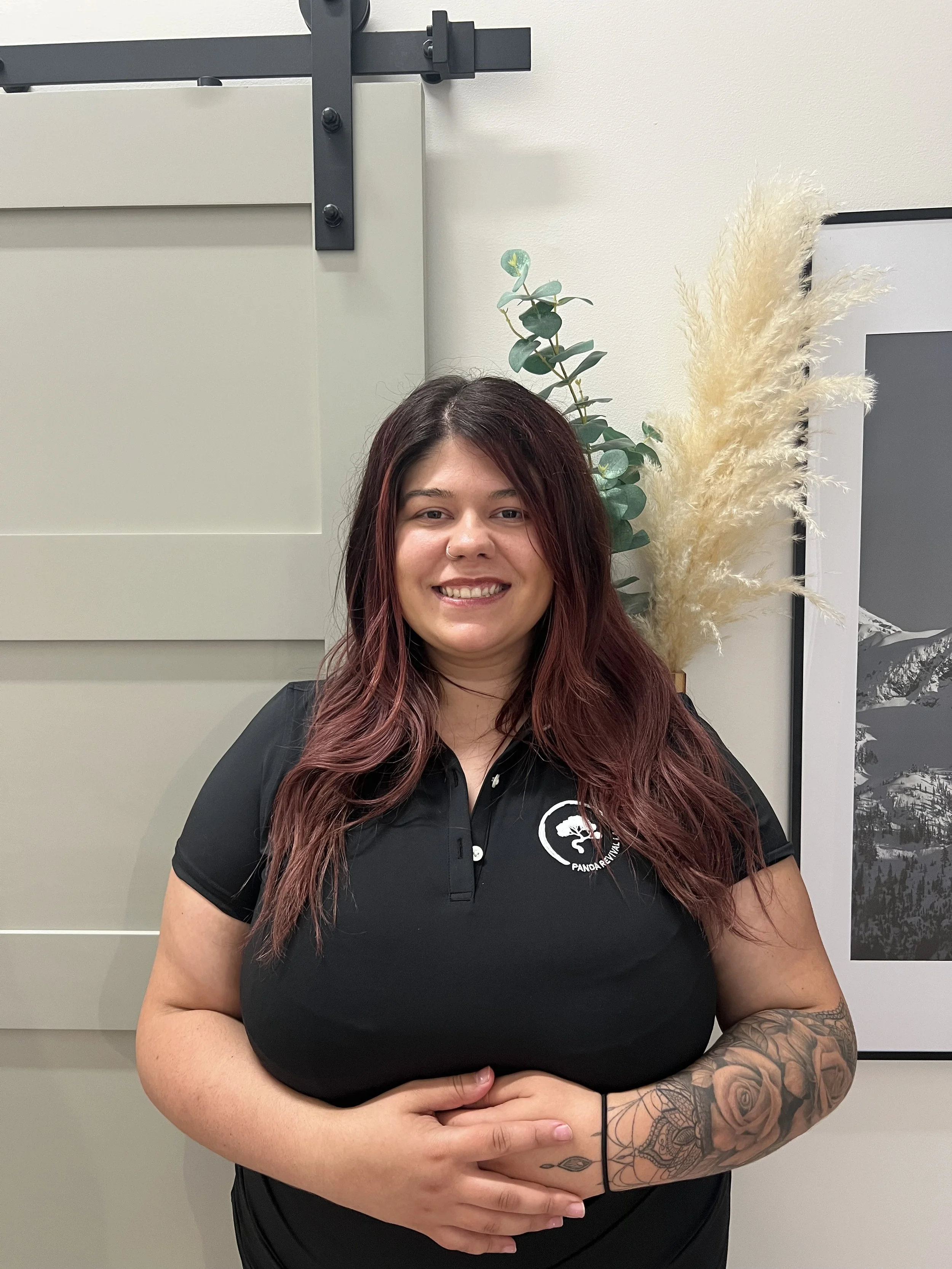 Venetia Breen, Registered Massage Therapist offering TMJ and buccal massage at Panda Revival Lab