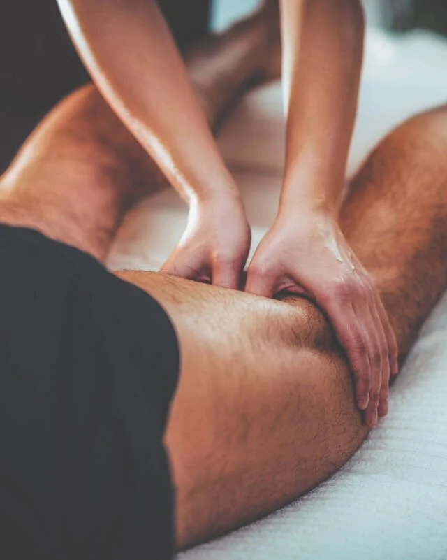 Deep tissue massage at Panda Revival Lab in Surrey