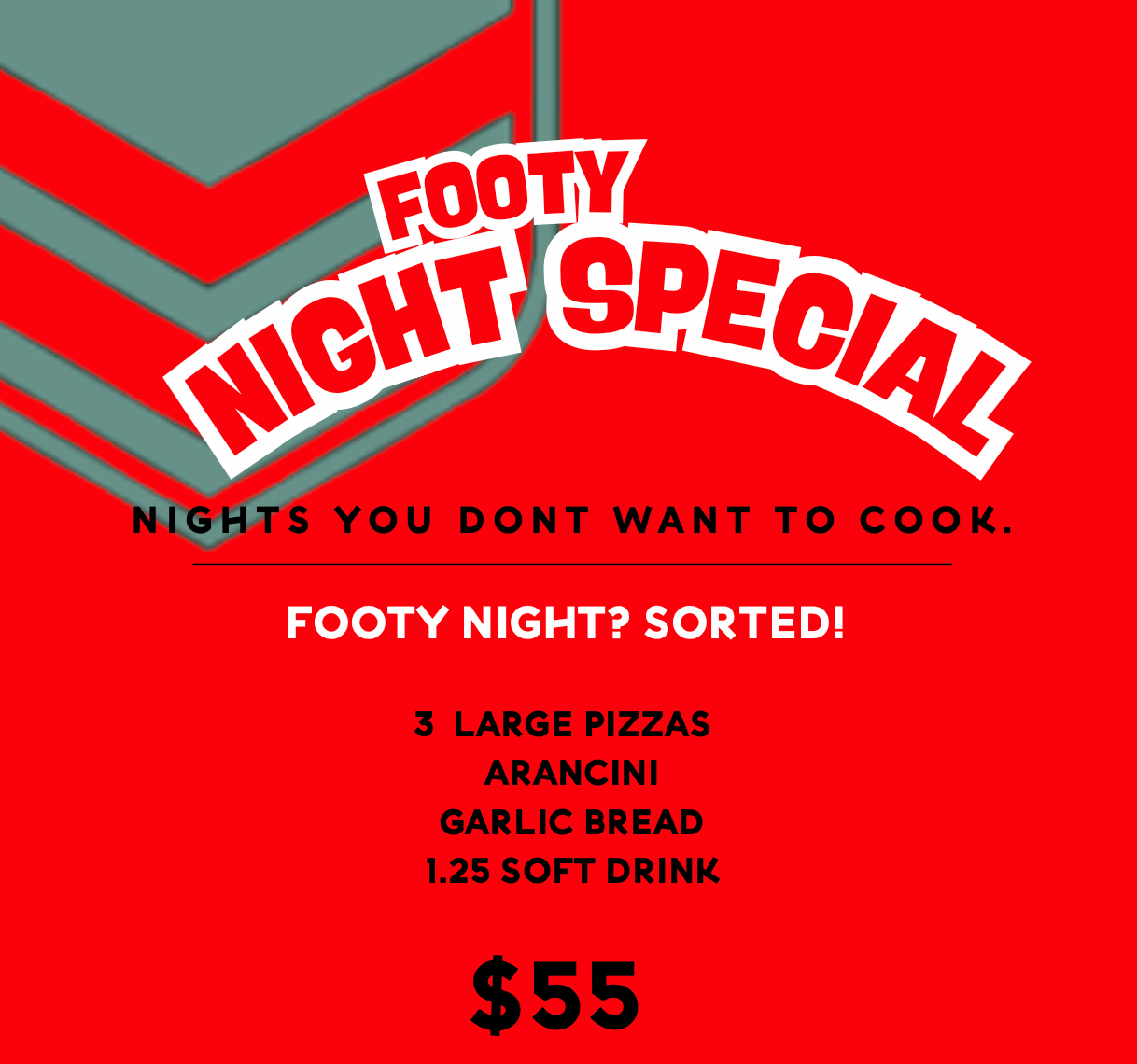 Footy Night? Sorted. Dinner in Terrigal Made Easy 🍕🏉