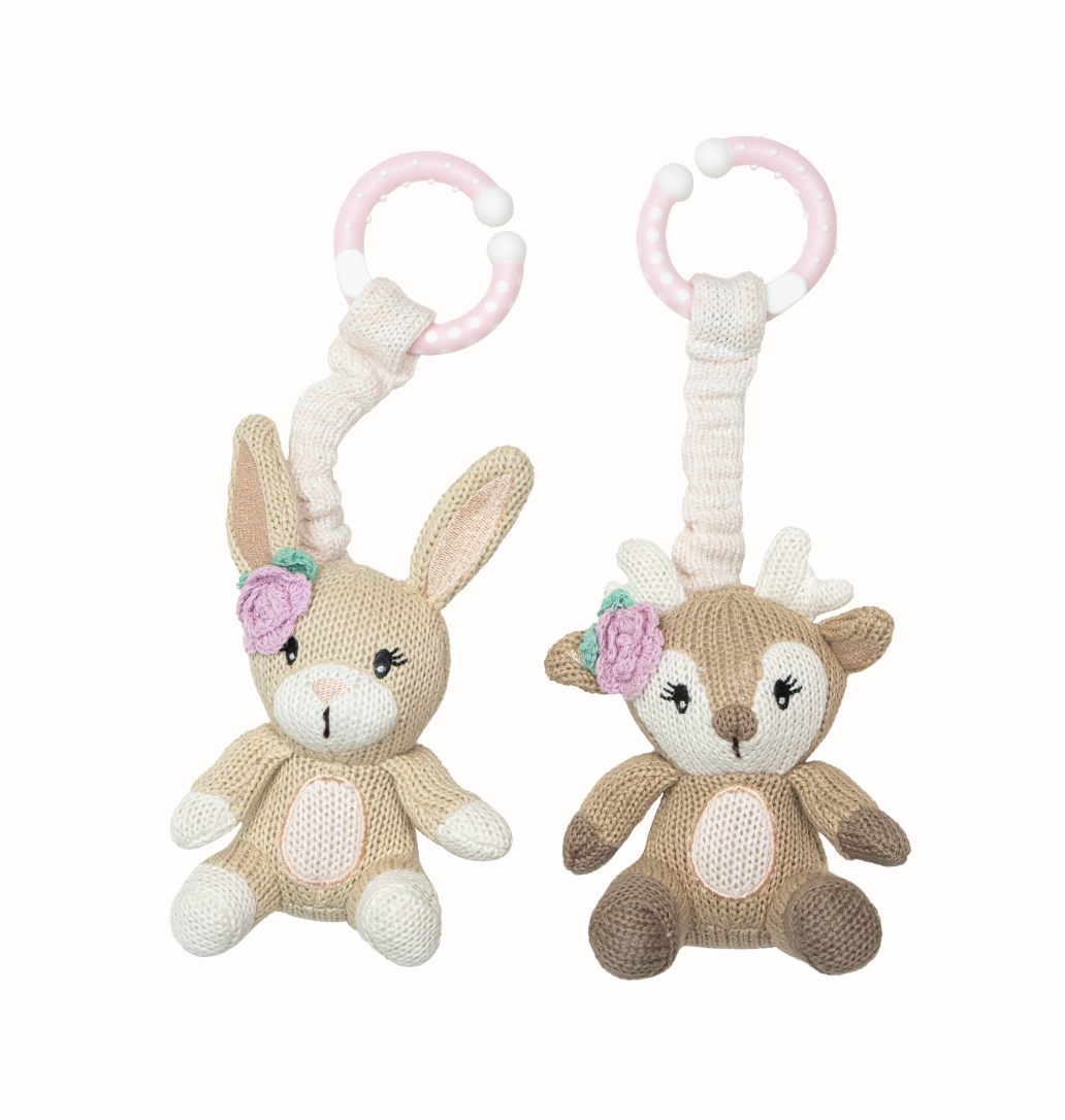 Fawn & Bunny - Pram / Playgym Toys